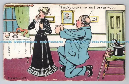 R804007 Tis No Light Thing I Offer You Alfred L Lee Humourous Series 26519 1913