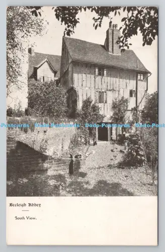 R804140 Beeleigh Abbey Südansicht Postkarte