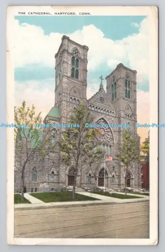 R804147 Hartford Conn The Cathedral Trinity Stationery 1934