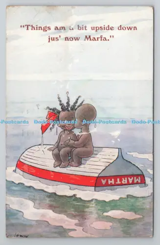 R804150 Things am a Bit Upside Down Jus Now marfa J Salmon Sevenoaks England PM