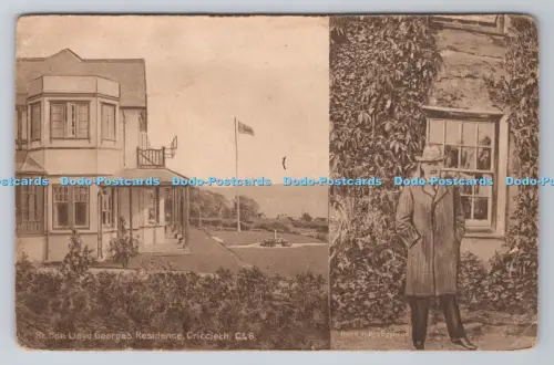 R804152 Rt Hon Lloyd George Residence Criccieth Grosvenor Serie