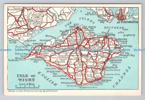 R804163 Isle of Wight Die Karte G Dean Sandown
