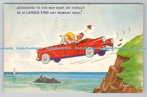 R804164 Laut Karte Lieber, wir sollten jetzt in Lands End sein und Moment jetzt Valen