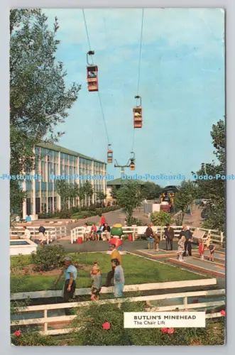 R804184 Butlin Minehead The Chair Lift This is a Real Butlin Photograph 1975