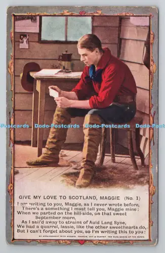 R804194 Give My Love to Scotland Maggie Bamforth Holmfirth England Neujahrslied