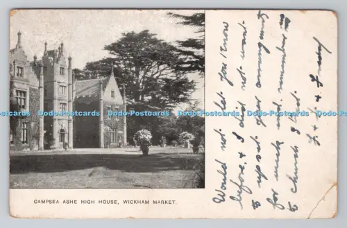 R804319 Wickham Market Campsea Ashe High House Smiths 1919