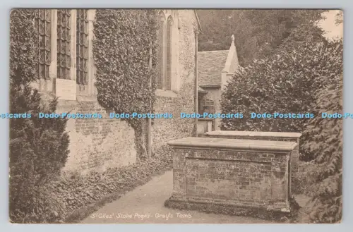 R804335 St Giles Stoke Poges graues Grab