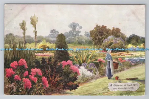 R804343 A Hampshire Garden Near Brockenhurst Hampshire Gardens Tuck Oilette 9320