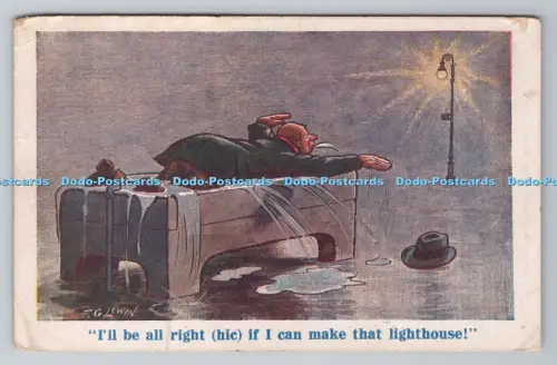 R804474 I ll be All Right Inter Art London Comique Series No 2403 F G Lewin 1918