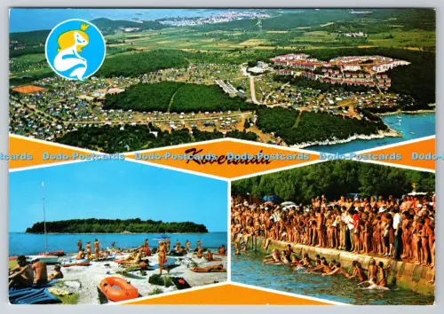 D325252 Anita Vrsar. FKK Koversada. TB. Turistkomerc. Zagreb. Postkarte. Mul