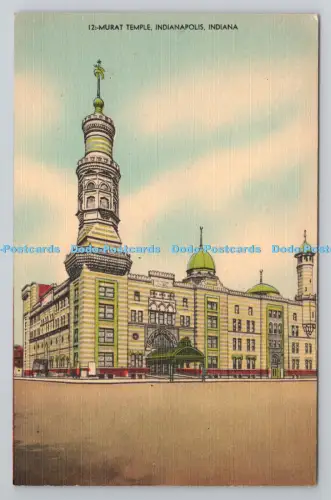 R804525 Indiana. Indianapolis. Murat Tempel. Basteln Grußkarte