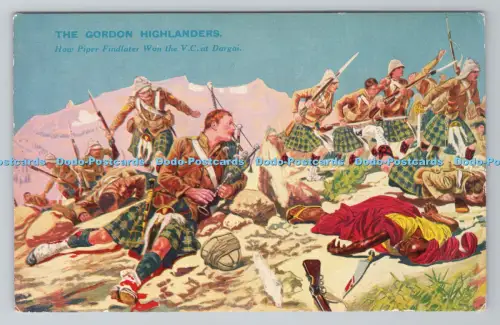 R804628 The Gordon Highlanders. Wie Piper Findlater den V.C. in Dargai gewann. Pre