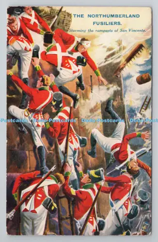 R804630 The Northumberland Fusiliers. Stürmung der Stadtmauern von San Vincente. Pre
