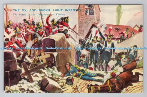 R804633 Der Ochse. und Bucks. Leichte Infanterie. Die Schlacht auf dem Kirchhof bei Vimie