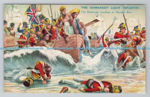 R804637 The Somerset Light Infantry. Die verzweifelte Landung in der Bucht von Aboukir. Prese