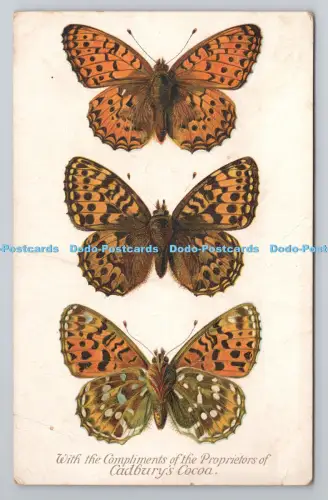 R804638 Mit den Komplimenten der Besitzer von Cadbury Cocoa. Die dunkelgrüne