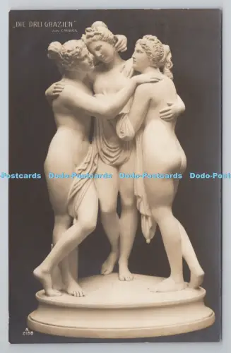 R804661 Die Drei Grazien. Von Canova. A.E