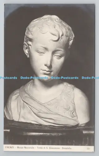 R804664 Firenze. Museo Nazionale. Testa di S. Giovannino. Donatello