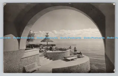 R804774 Mallorca. Palma. Cos Catola Solarium del Hotel Maricel. Casa Planas