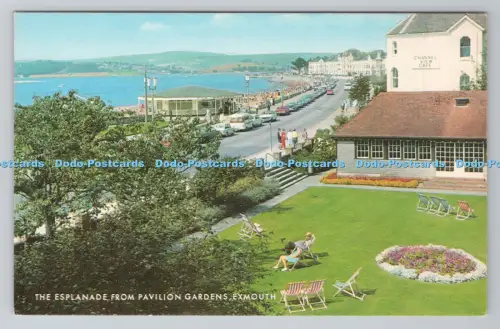 R804794 Exmouth. Die Esplanade von Pavilion Gardens. J. Salmon. Sevenoaks