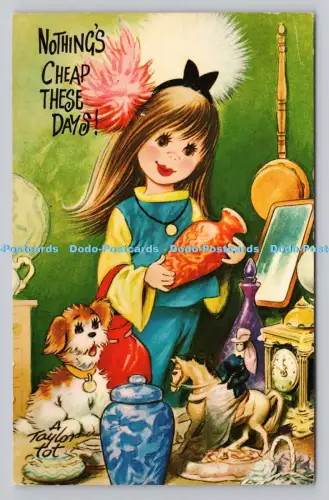 R810268 Heutzutage nichts billiges. Bamforth. Holmfirth. Yorkshire. Taylor Tots Se