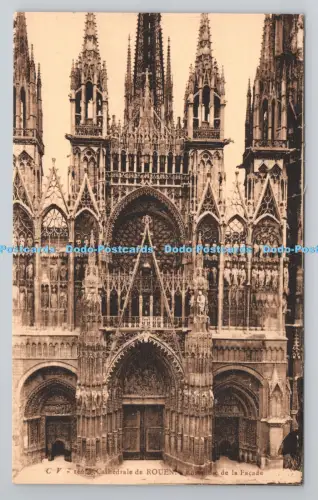 R806508 Cathedrale de Rouen. Ensemble de la Facade