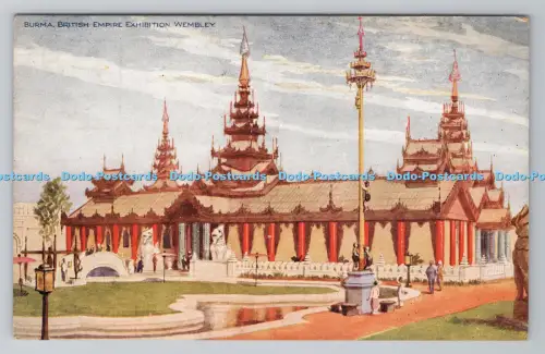 R804926 Wembley. Burma. Ausstellung British Empire. Das Photochrom. London. Tunbr