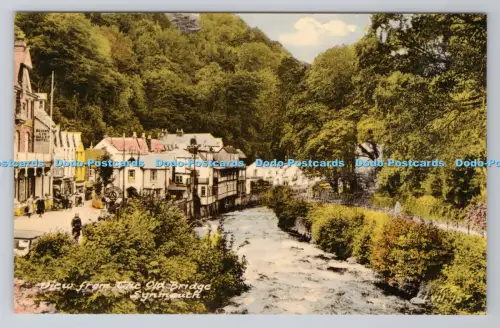 R804932 Lynmouth. Blick von der alten Brücke. F. Frith. Reigate