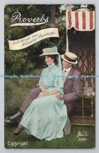 R806585 Sprüche. Weiche Worte sind Gewinnargumente. J. Welch. Portsmouth. PM. Wo