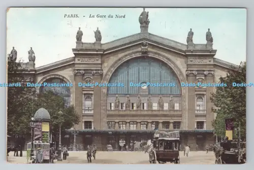 R805014 Paris. La Gare du Nord. Postkarte