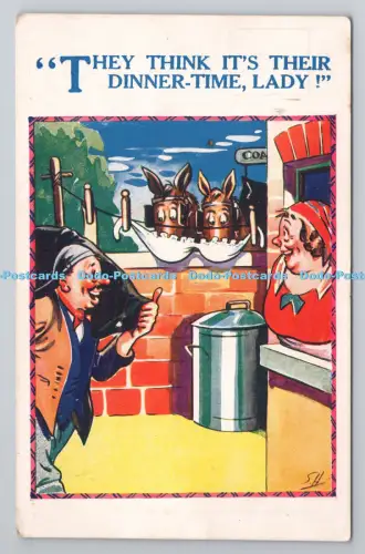 R806608 Sie denken, es ist ihre Abendessenszeit. Lady. H. B. London. Gesamte britische Pr