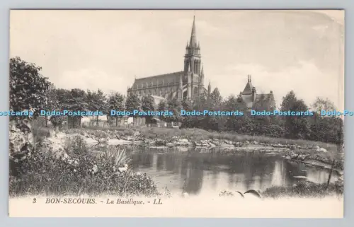 R805036 Bon Secours. La Basilique. LL. 3. Levy et Neurdein Reunis. Paris