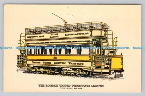 R810405 The London United Tramways Limited. Typ X 1901 Flotte. Fine Art Lithographie
