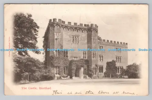 R808348 Hertford. Das Schloss. Postkarte