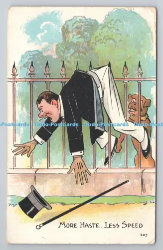 R806626 Mehr Eile. Weniger Geschwindigkeit. The National Series. 1905