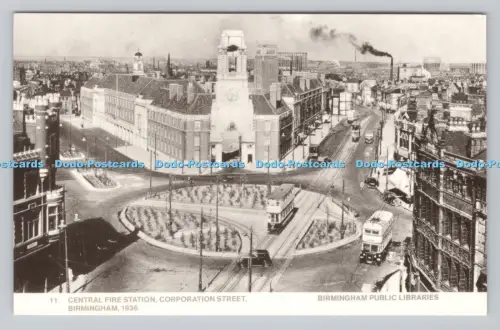 R810422 Öffentliche Bibliotheken von Birmingham. Central Fire Station Corporation Street. Bi