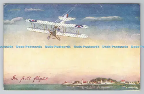 R806644 im vollen Flug. In der Luft. stecken. Oilette. Serie. I. Nr. 3101. G. T. Cl