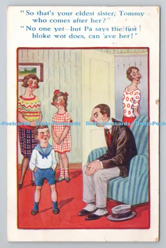 R806646 So That s Your Eldest Sister. Tommy. PM. Great Yarmouth. Norfolk. 1935