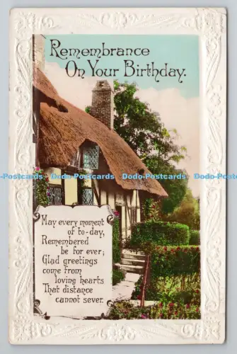 R805064 Erinnerung an Ihren Geburtstag. Ferienhaus mit Garten. The Philco Photo Birt