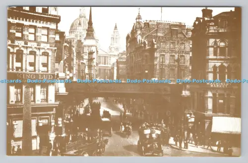 R810434 Ludgate Circus. König Lud. Maschinenmarkt. Zeitvertreib