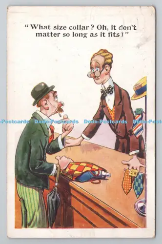 R806651 Welche Kragengröße. Oh, es spielt keine Rolle, solange es passt. Inter Art. Lond