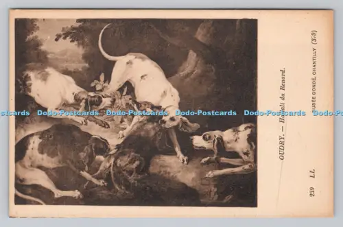 R810438 Musee Conde. Chantilly. Hallali du Renard. Oudry. LL. 239