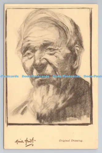 R806659 Ein Mannporträt. Glaxo. Mina Arndt