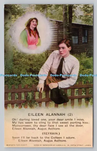 R808383 Eileen Alaanah. Bamforth. Holmfirth. England. New York. Serie. Nr. 4836