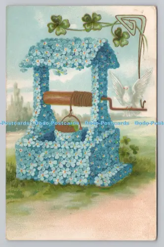 R808387 Brunnen aus Blumen. M. und D. Paternoster Reihe. Die Excellent Serie. 1918