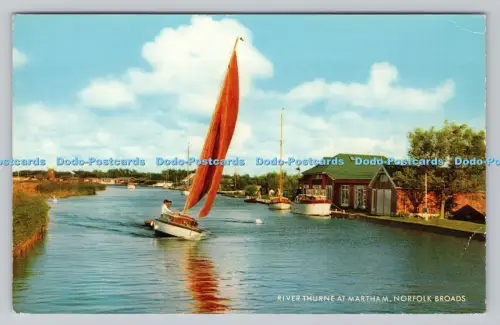 R810447 Norfolk Broads. Fluss Thurne bei Martham. J. Salmon. Sevenoaks