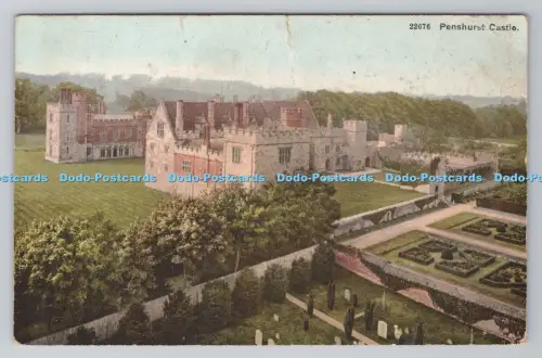 R805081 Penshurst Castle. Photochrom. PM. Tunbridge Wells