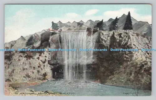 R808390 Blackpool. Der Wasserfall. South Shore