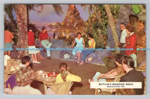 R810456 Butlin Bognor Regis. Beachcomber Bar. B.I. A. RP. 1962