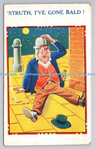 R806675 Struth. I ve Gone Bald. Hergestellt in Großbritannien. PM. Southampton. 1940